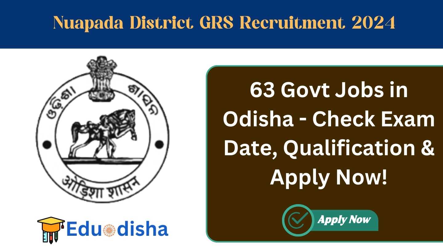 Nuapada District GRS Recruitment 2024