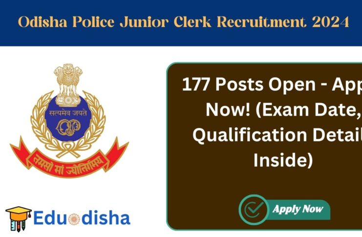 Odisha Police Junior Clerk Recruitment 2024